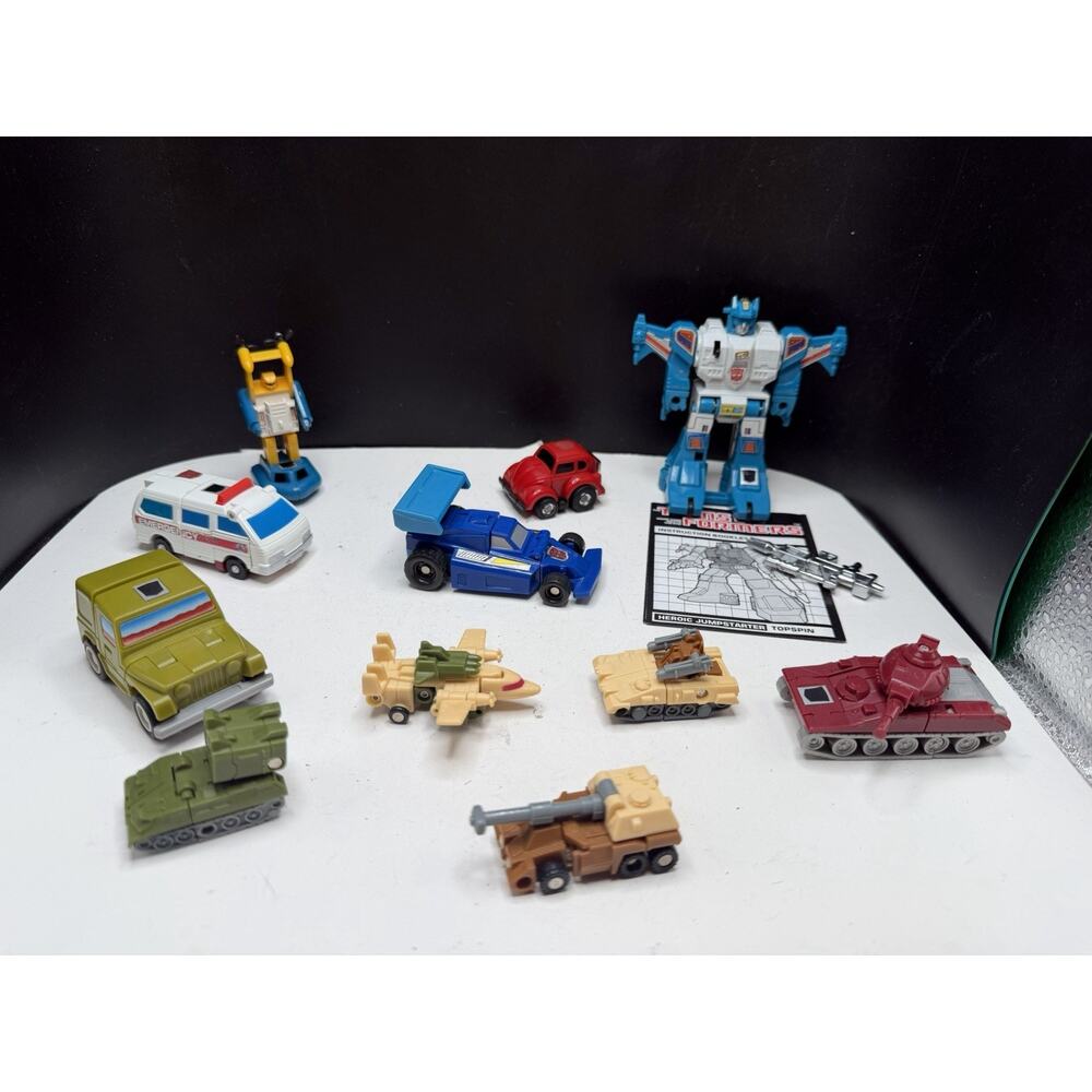 Lot Of 11 Transformers Micromasters Autobot BATTLE PATROL Bumblebee Rollbar Lot!
